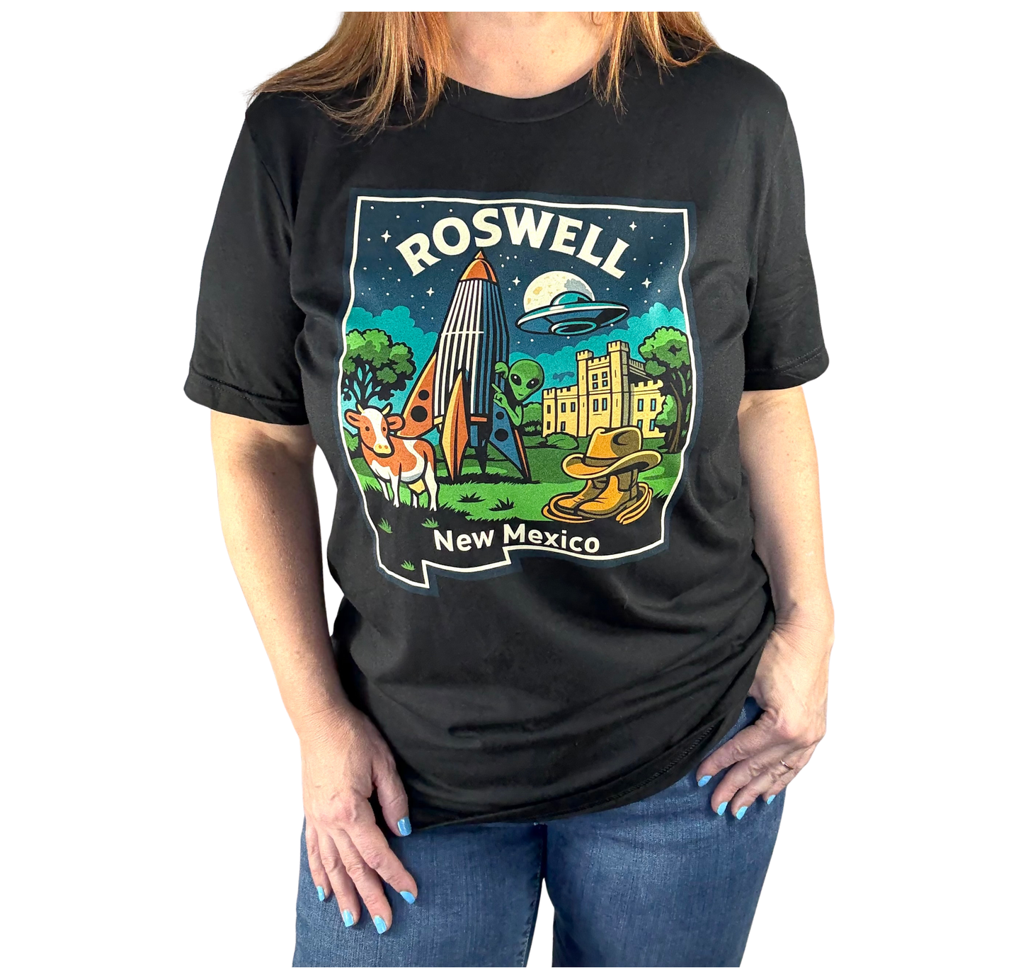 Unisex Crew | Heaven in State 47 Roswell Edition 1 | Black