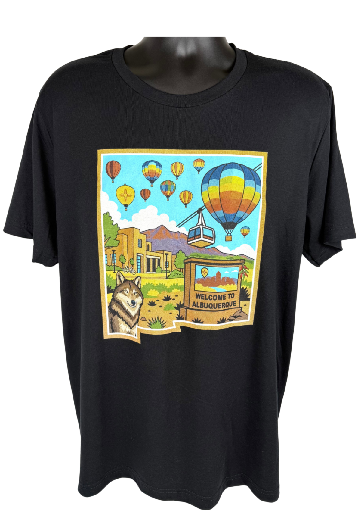 Unisex Crew | Heaven in State 47 Albuquerque Edition 1 | Black, Turquoise, Military Green