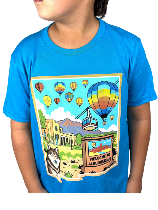 Kid's Crew | Heaven in State 47 Albuquerque Edition 1 | Black, Turquoise, Military Green