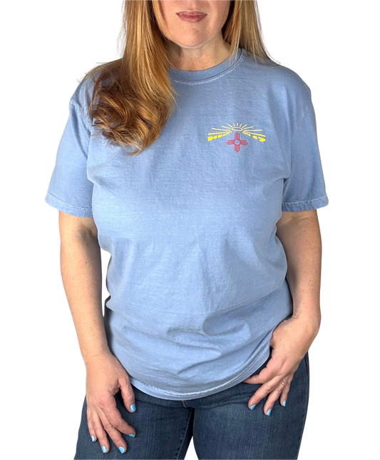 Unisex Crew | Heaven in State 47 Balloon Hat Edition | Washed Denim